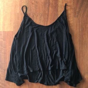 Black tank top